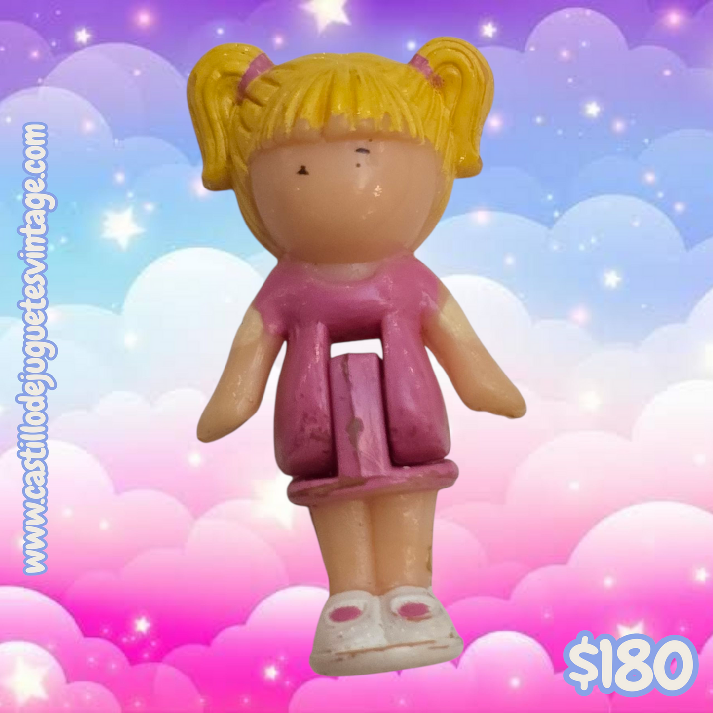 Polly Pockets Vintage $180 piezas sueltas y repuestos para completar sus sets. SEGUNDA MANO. Revisa bien la foto ya que es el artículo que te llevas ✨ Puede tener detalles estéticos.