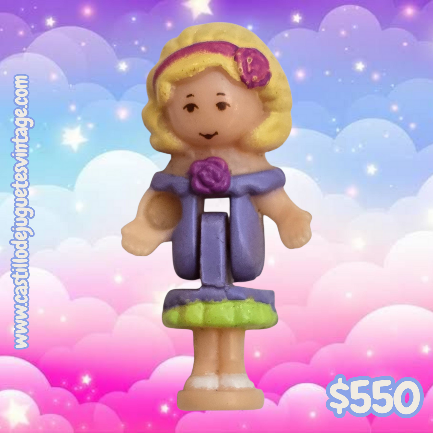 Polly Pockets Vintage $550 piezas sueltas y repuestos para completar sus sets. SEGUNDA MANO. Revisa bien la foto ya que es el artículo que te llevas ✨ Puede tener detalles estéticos.