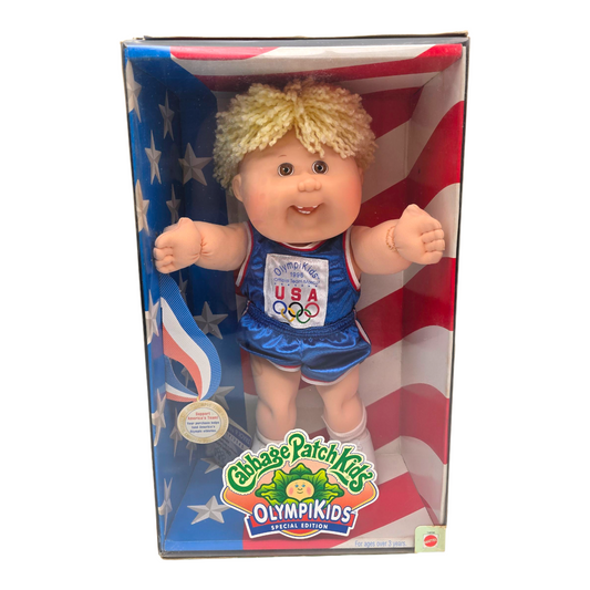 Cabbage Patch Vintage Olympikids ver parte trasera de la caja