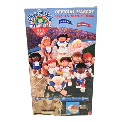Cabbage Patch Vintage Olympikids ver parte trasera de la caja