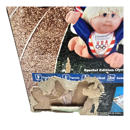 Cabbage Patch Vintage Olympikids ver parte trasera de la caja