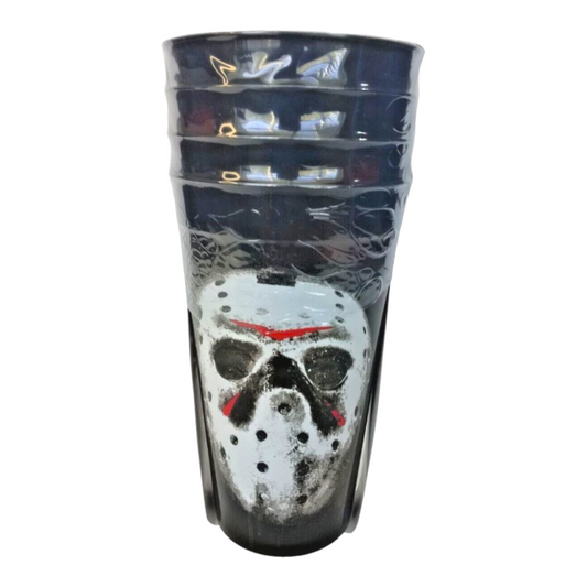 Set de 4 vasos de plástico Jason Friday 13th Horror Halloween 650 ml