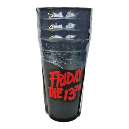 Set de 4 vasos de plástico Jason Friday 13th Horror Halloween 650 ml