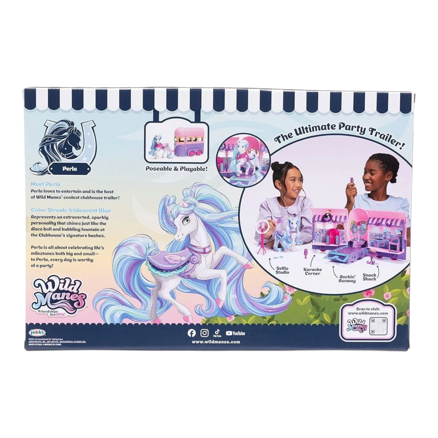 Wild Manes Pony ultimate party trailer playset