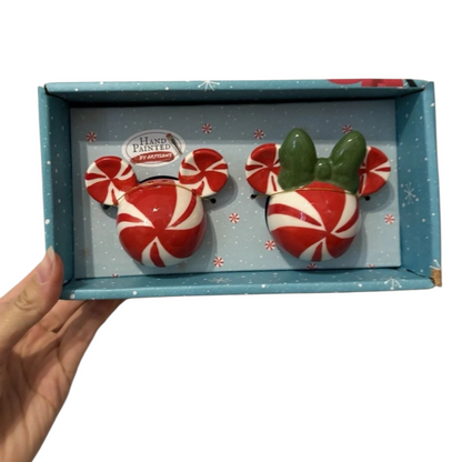 Set de Salero y pimentero Minnie y Mickey Mouse