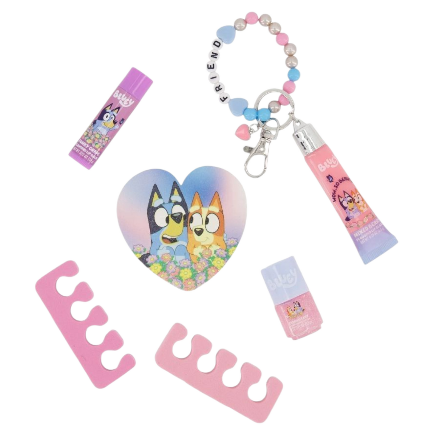 Preventa ✨ Caboodles grande con maquillaje Bluey Lila (7 piezas incluidas) Se envía 1a semana de diciembre