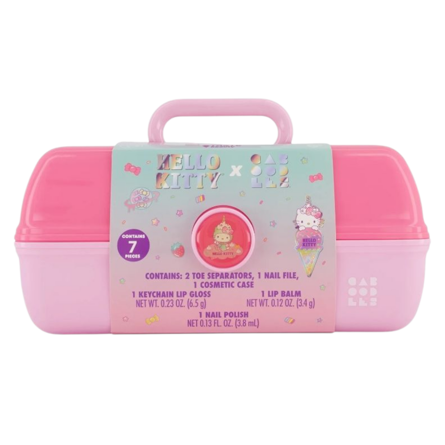 Preventa ✨ Caboodles grande con maquillaje Hello Kitty Unicorn (7 piezas incluidas) Se envía 1a semana de diciembre