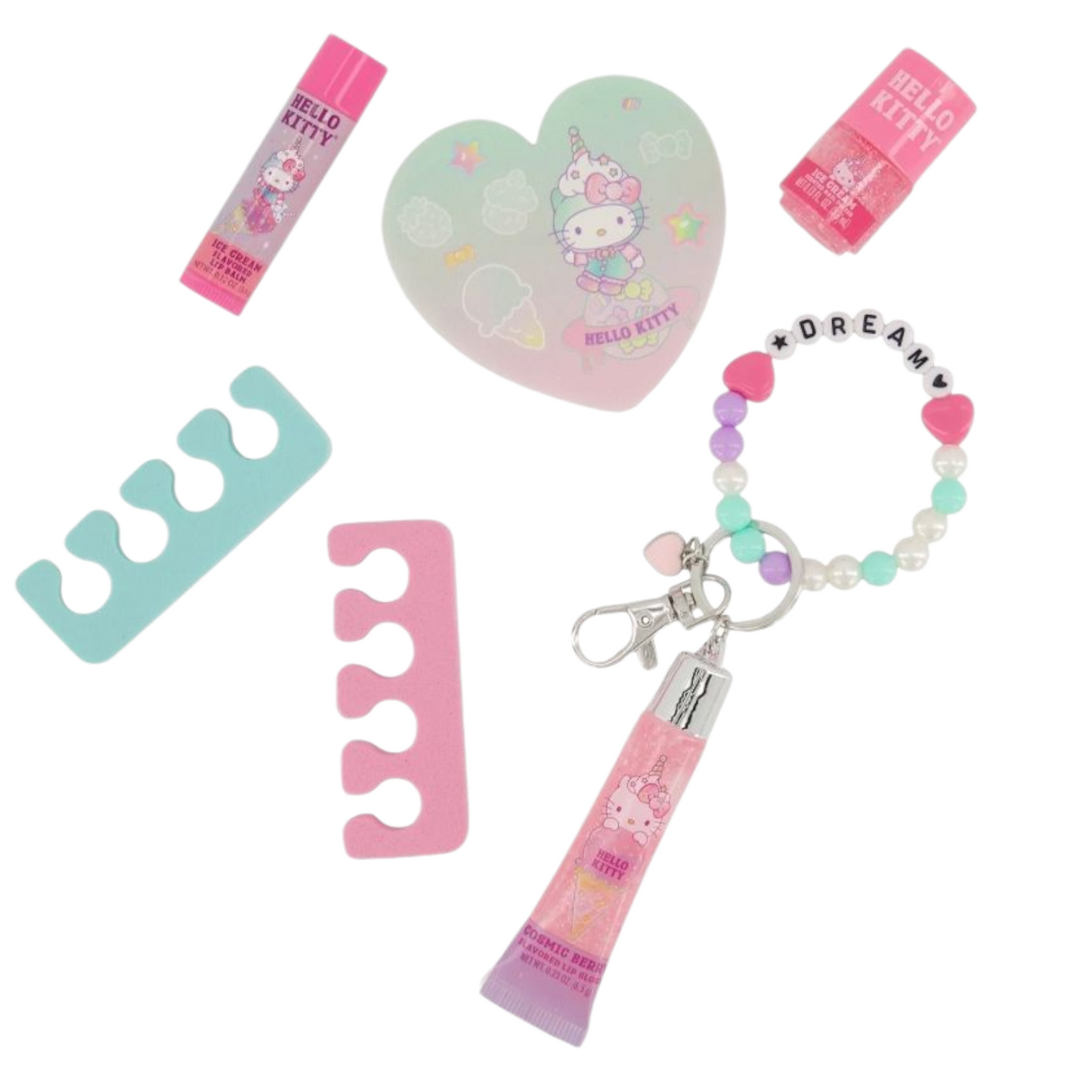 Preventa ✨ Caboodles grande con maquillaje Hello Kitty Unicorn (7 piezas incluidas) Se envía 1a semana de diciembre