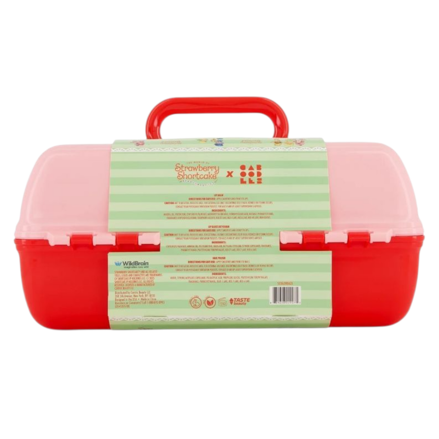 Preventa ✨ Caboodles grande con maquillaje Rosita Fresita (7 piezas incluidas) Se envía 1a semana de diciembre. Strawberry shortcake