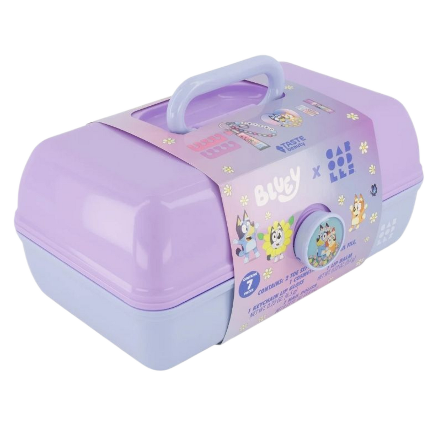 Preventa ✨ Caboodles grande con maquillaje Bluey Lila (7 piezas incluidas) Se envía 1a semana de diciembre