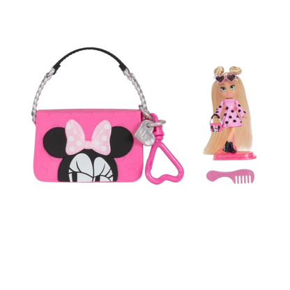 Minnie ILY Disney set de muñequitas mini y bolsita mini 7 cms aprox 2.5"