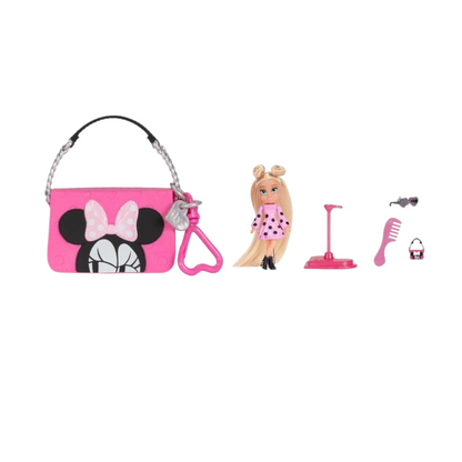 Minnie ILY Disney set de muñequitas mini y bolsita mini 7 cms aprox 2.5"