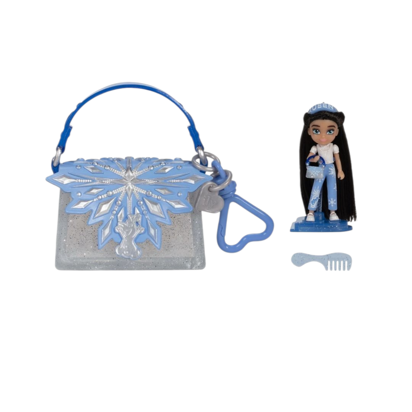 Frozen Elsa ILY Disney set de muñequitas mini y bolsita mini 7 cms aprox 2.5"