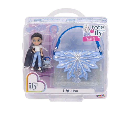 Frozen Elsa ILY Disney set de muñequitas mini y bolsita mini 7 cms aprox 2.5"