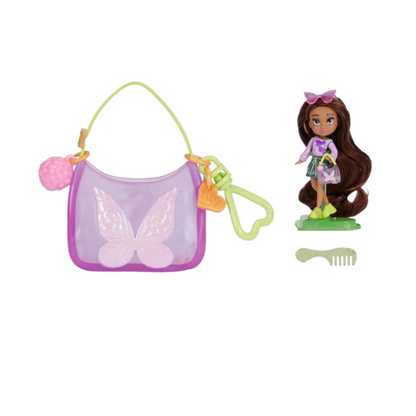 Campanita Tinkerbell ILY Disney set de muñequitas mini y bolsita mini 7 cms aprox 2.5"