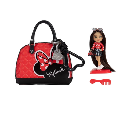 Minnie ILY Disney set de muñequitas mini y bolsita mini 7 cms aprox 2.5"