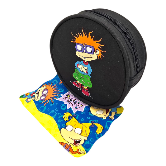 Monedero redondo vintage Rugrats Negro Carlitos