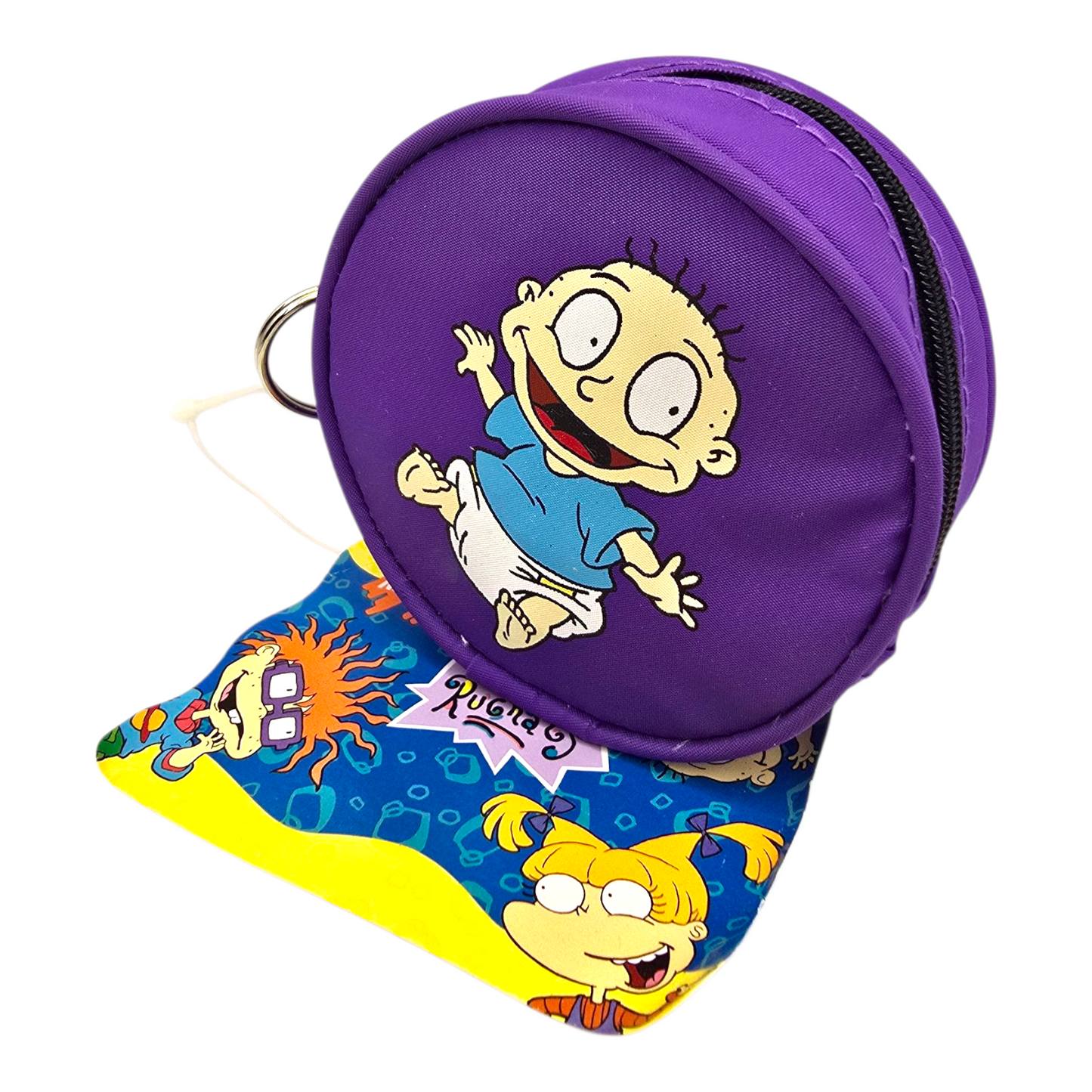 Monedero redondo vintage Rugrats Morado Tommy