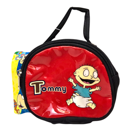 Monedero tipo bolsita vintage Rugrats con charol rojo Tommy