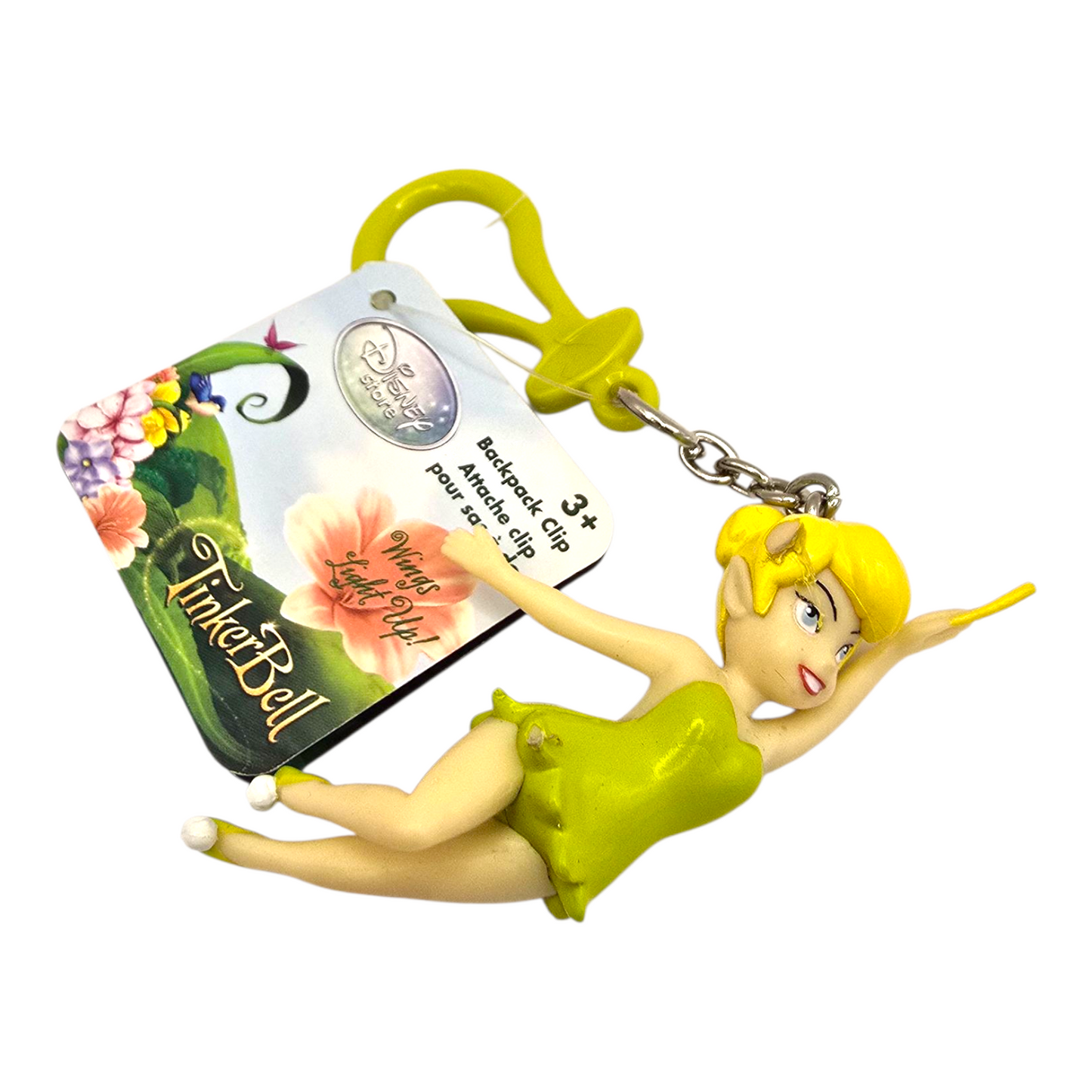 Llavero lámpara Vintage Campanita Tinkerbell (seguramente necesita batería. Tienen muchos años)