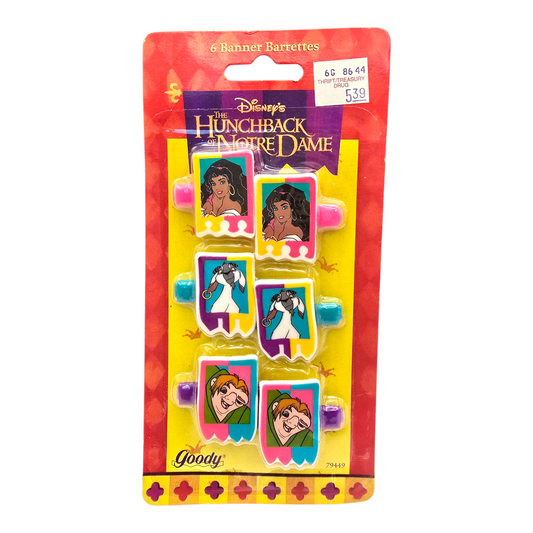 Brochecitos para el cabello Goody vintage Jorobado de Notre Dame Hunchback