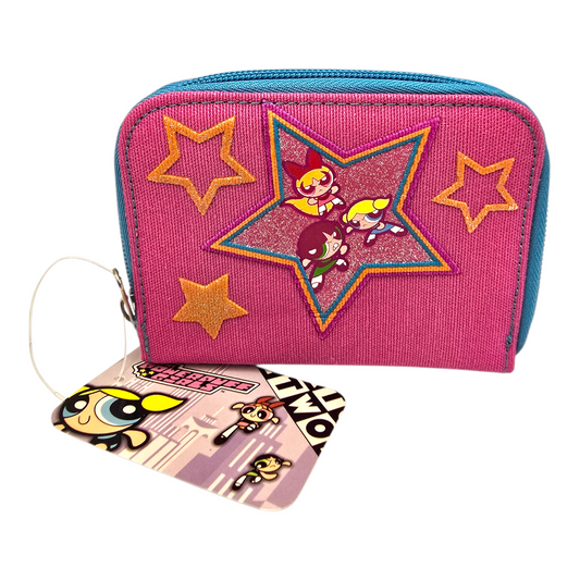 Cartera Monedero Vintage Powerpuff girls Chicas super poderosas rosa estrella