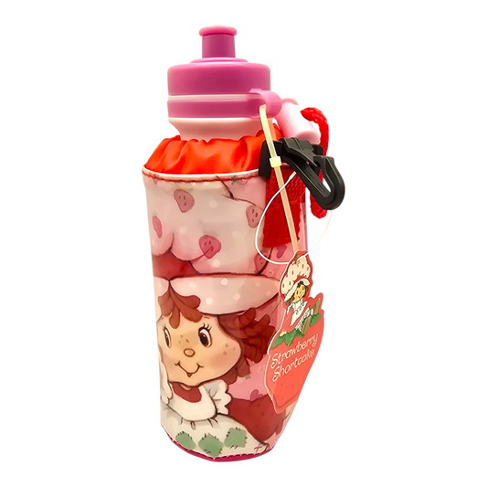 Termo sencillo de pipeta con funda Rosita Fresita tipo charol vintage