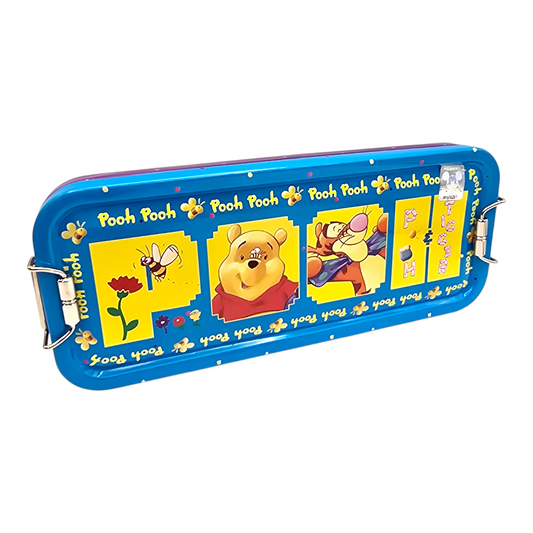 Estuche de latón con Charola interna vintage Pooh Disney