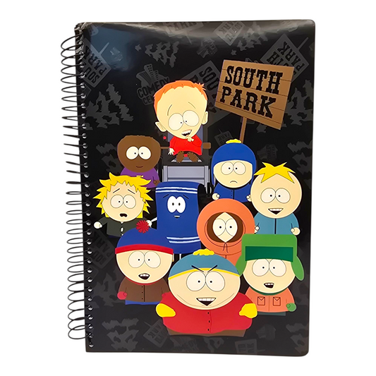 Libreta rayada South Park vintage Comedy Central