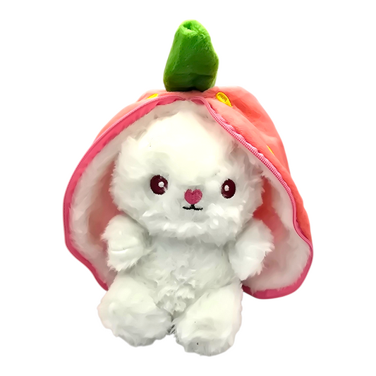 Conejo de peluche convertible en huevo (retro)