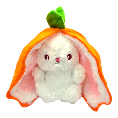 Conejo de peluche convertible en huevo (retro)