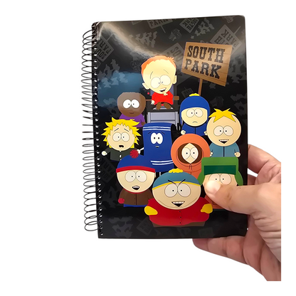 Libreta rayada South Park vintage Comedy Central