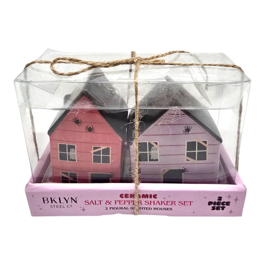 Set Salero y Pimentero Halloween Casitas decoradas
