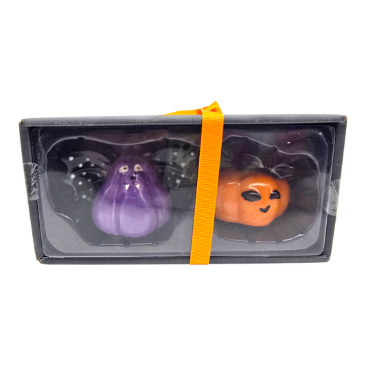 Set Salero y Pimentero Halloween Calabazas murcielagos