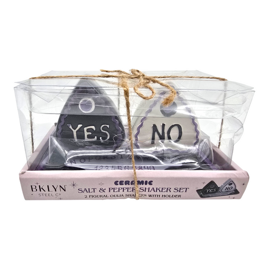 Set Salero y Pimentero con Charola Halloween Ouija