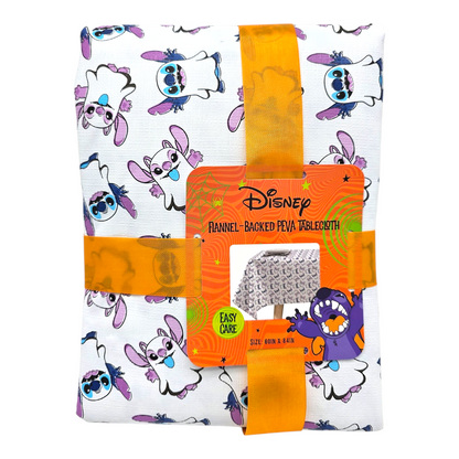 Mantel para mesa Plastificado Y con fieltro Stitch Halloween 1.52x2.13 mts