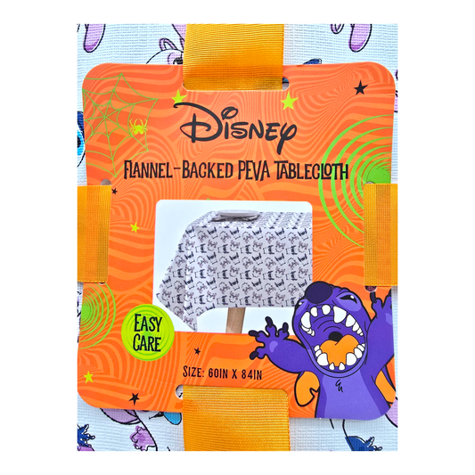 Mantel para mesa Plastificado Y con fieltro Stitch Halloween 1.52x2.13 mts