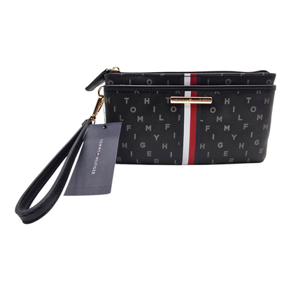 Cartera Monedero Original Tommy Hilfiger Wristlet doble