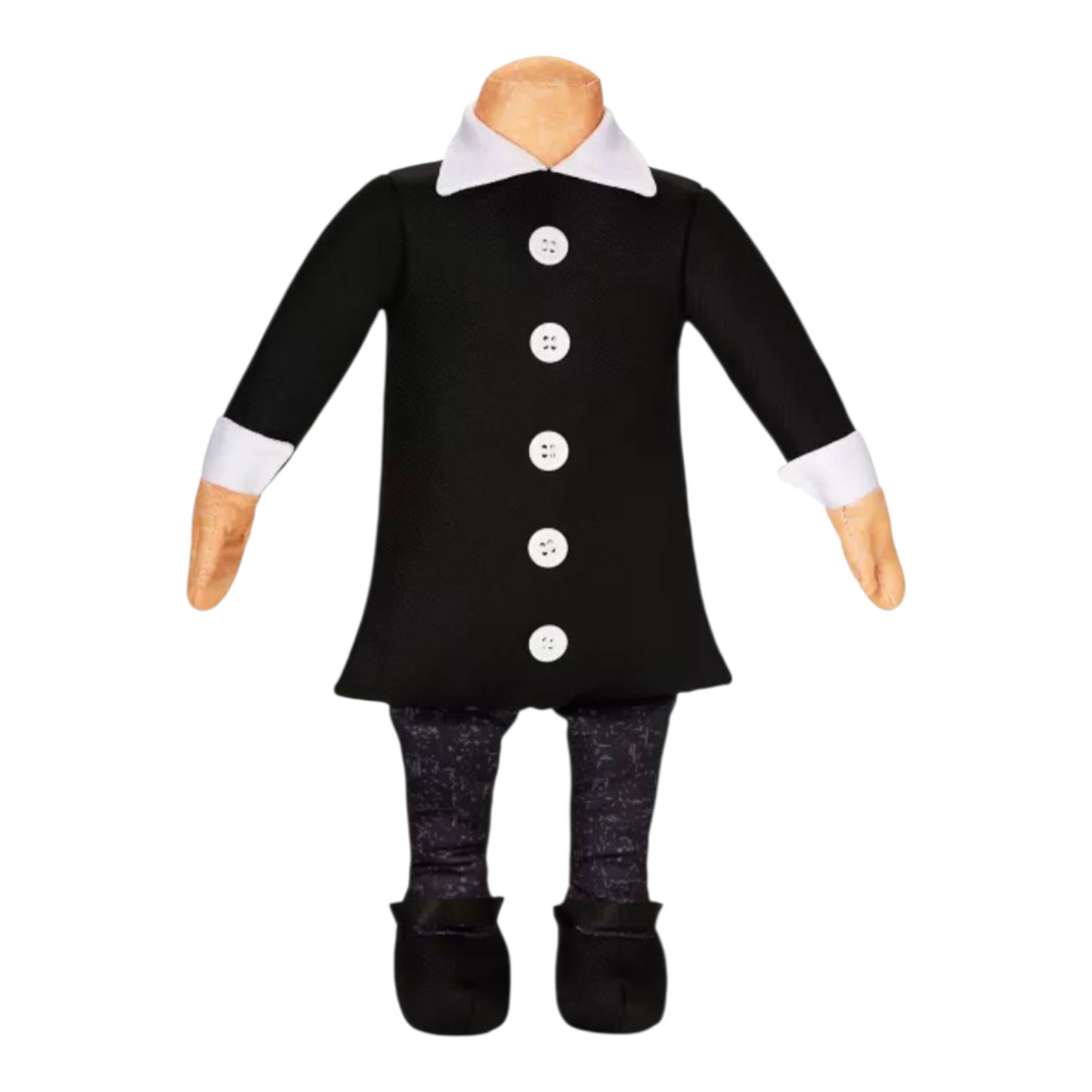 Wednesday Addams Crossbody Bolsa muñeca sin cabeza (es de peluche, le caben 2 cositas, pero mucha diversion 😅🖤)