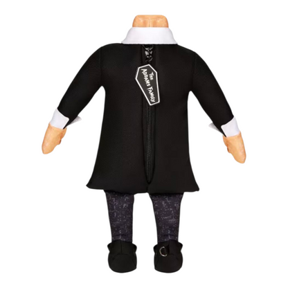 Wednesday Addams Crossbody Bolsa muñeca sin cabeza (es de peluche, le caben 2 cositas, pero mucha diversion 😅🖤)