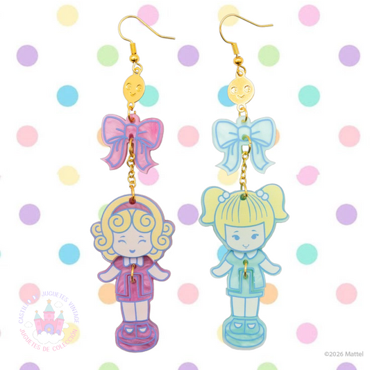⚠️⚠️PREVENTA IMPORTACIÓN Aretes acrílicos Polly Pocket Whatever! Se enviará aprox 7-10 días habiles después de su compra