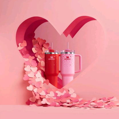 Stanley San Valentín Sweet Hearts 40 oz tumbler 🎯