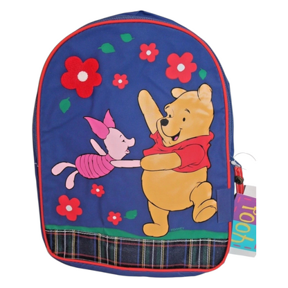 Mochila Backpack vintage Pooh azul 33x22 cms aprox Disney