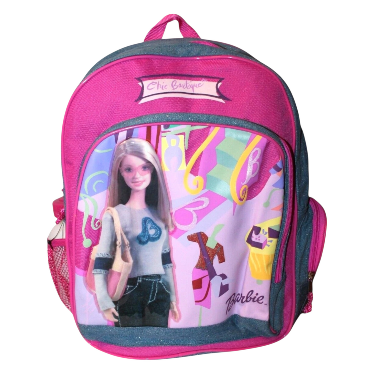 Mini Mochila Backpack Barbie vintage años 2000s Mediana 30x41 cms aprox con thermo