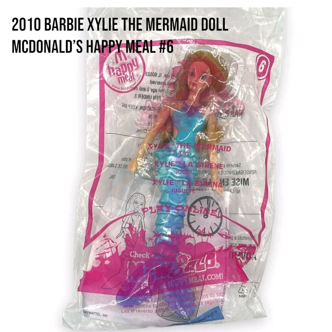 McDonald's Happy Meal Barbie Mermaid Tale año 2010