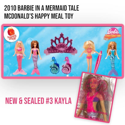 McDonald's Happy Meal Barbie Mermaid Tale año 2010