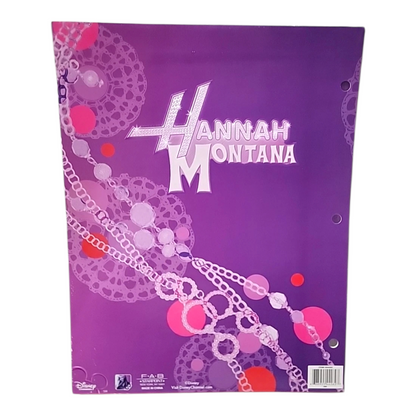 Años 2000s Hannah Montana Vintage Folder Carta año 2008