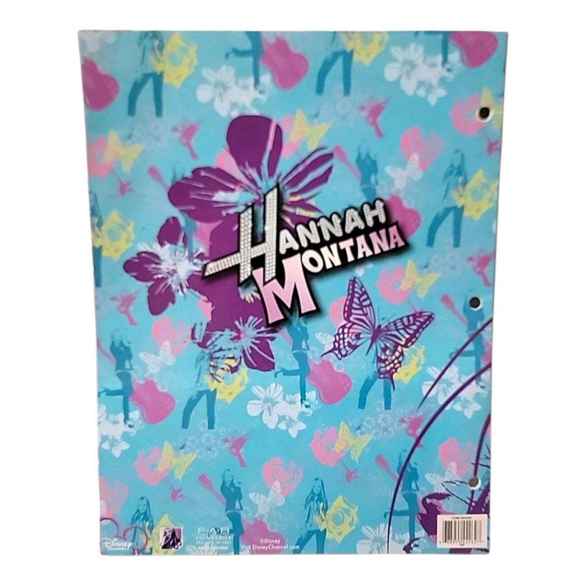 Años 2000s Hannah Montana Vintage Folder Carta año 2008