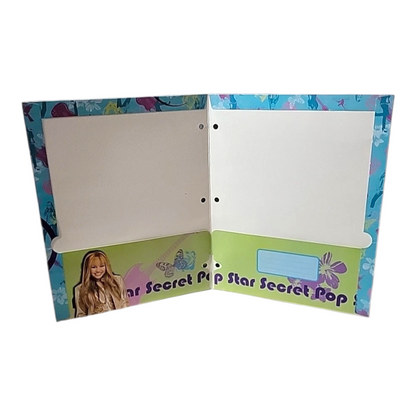 Años 2000s Hannah Montana Vintage Folder Carta año 2008