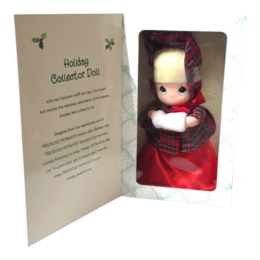 Muñeco de tela vintage Precious Moments Holiday Collector
